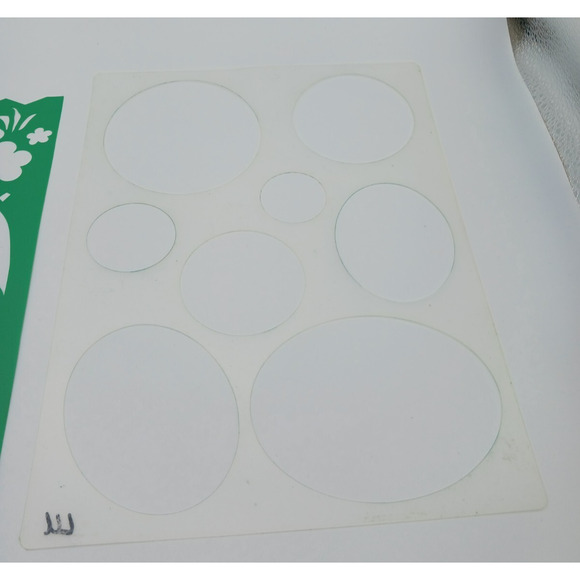 Lot of Scrapbooking Paper Crafting Plastic Stencils Shapes Letters Baby - Picture 15 of 16